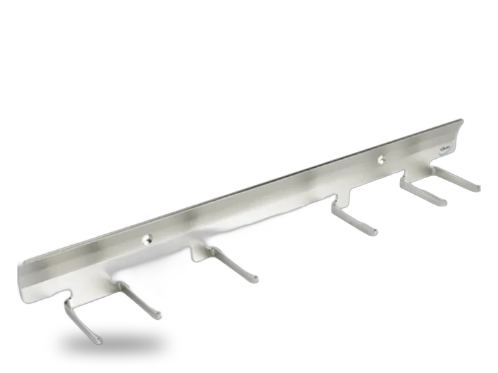 Vikan 0618 Wall Bracket for 6 Products 18.1 Inch