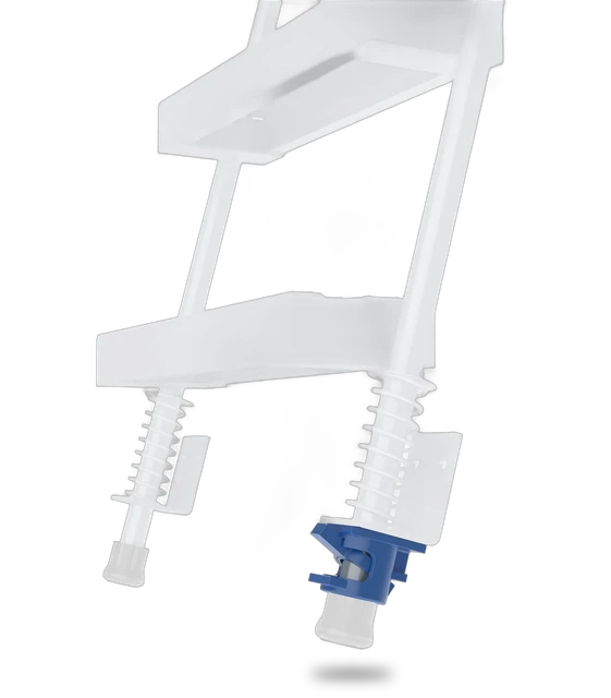 Vestil Factory Installed Foot Operated Auto Locking Ladder Feature For Aluminum Stock Picker Units