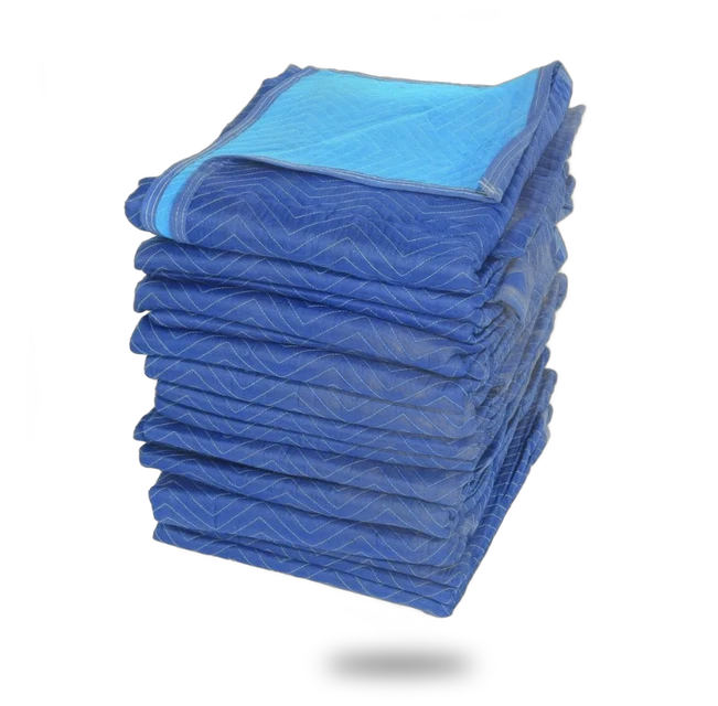 Vestil QPC-7280-VP-12PK Polyester/Cotton Heavy Duty Quilted Moving Pads