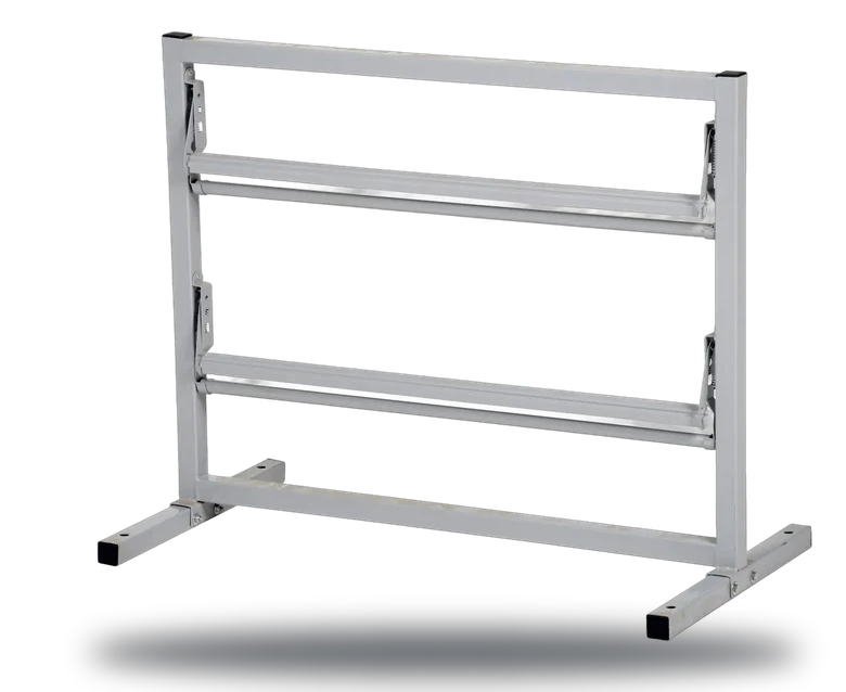 Vestil Steel Paper Dispenser Stand 2 Tiered 48 In. Roll Width 146 Lb. Capacity Gray