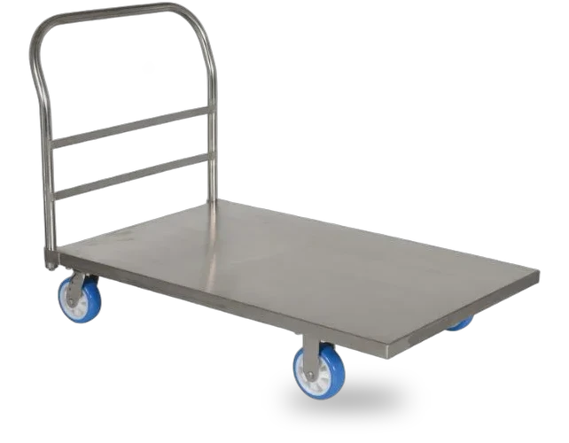 Vestil SSPT-3048 201 Stainless Steel Platform Truck 2000 Lb. Static Capacity