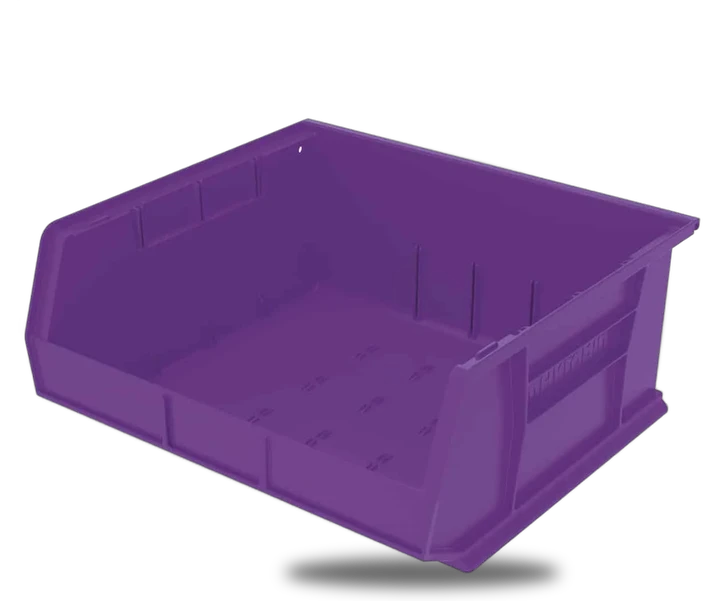 AkroBins Plastic Storage Bin 30250PURPL, 14.75"x16.5"x7"