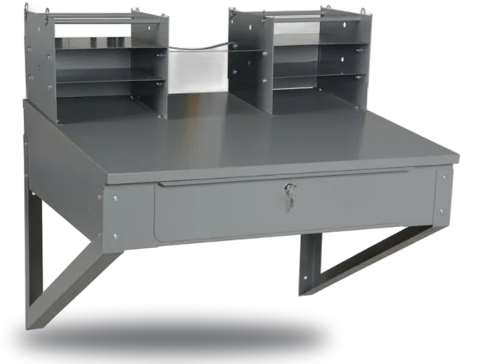 Vestil SHOP-DW Steel Shop Desk Wall Mounted