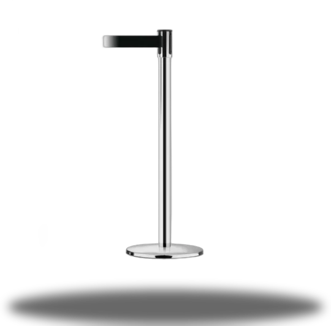Vestil TSB-13M Steel Post With Steel Base Cover Tensabarrier