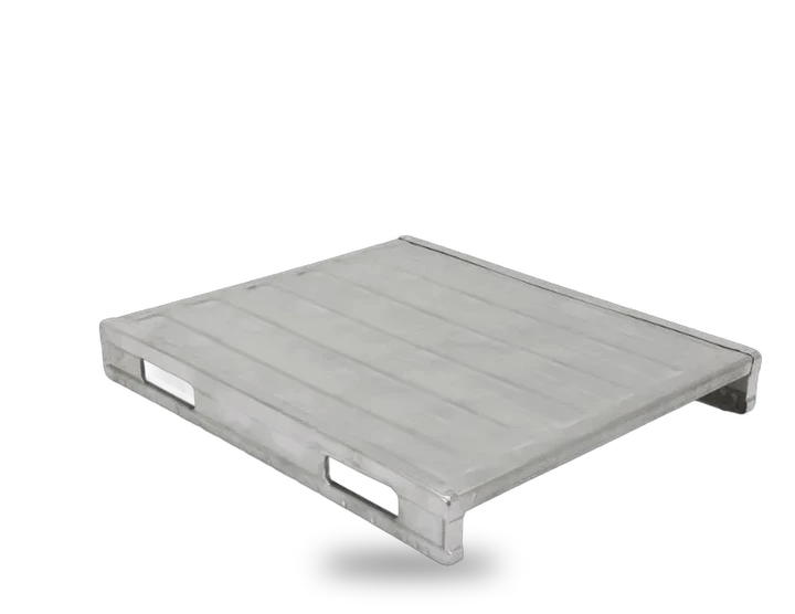 Vestil SDSP-4048 Galvanized Steel Solid Deck Pallet