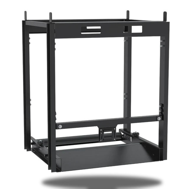 Vestil Stackable Steel Reel Roll Dispenser 10 In. Minimum Diameter 30 In. Max Diameter 31-1/4 In. Maximum Roll Length 500 Lb. Capacity Black
