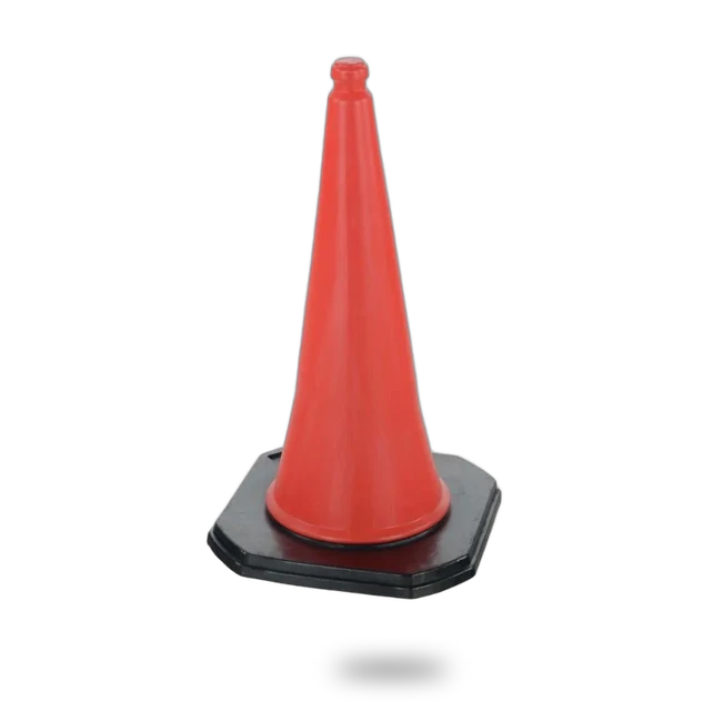 Vestil TC-30-5PK 100% PVC Economy Traffic Cones